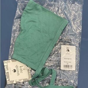Kate Quinn Green elf hat bamboo green newborn size